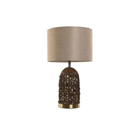 Desk lamp Home ESPRIT Brown Beige Golden 50 W 220 V 33 x 33 x 56 cm by Home ESPRIT, Bedside and Table Lamps - Ref: S3054190, ...