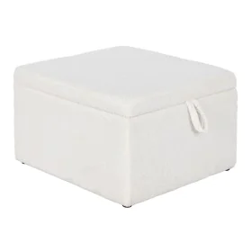 Bench Home ESPRIT White Polyester MDF Wood 60 x 60 x 36 cm by Home ESPRIT, Chairs - Ref: S3054212, Price: 109,96 €, Discount: %