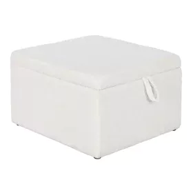 Bench Home ESPRIT White Polyester MDF Wood 60 x 60 x 36 cm by Home ESPRIT, Chairs - Ref: S3054212, Price: 97,65 €, Discount: %