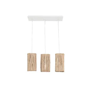 Ceiling Light Home ESPRIT White Natural Eucalyptus wood 50 W 20 x 20 x 40 cm by Home ESPRIT, Ceiling Lights - Ref: S3054223, ...