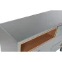 Cassettiera Home ESPRIT Azzurro Grigio Naturale polipropilene Legno MDF 120 x 40 x 75 cm di Home ESPRIT, Comò e cassettiere -...