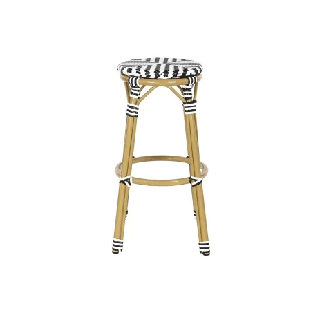 Tabouret Home ESPRIT Bicolore Métal rotin synthétique 39,5 x 39,5 x 74,5 cm de Home ESPRIT, Tabourets - Réf : S3054253, Prix ...