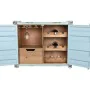 Range Bouteilles Home ESPRIT Turquoise Métal Bois MDF 77 x 37 x 64 cm de Home ESPRIT, Étagères et supports - Réf : S3054278, ...