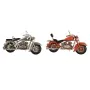 Decorative Figure Home ESPRIT Motorbike Grey Orange Vintage 27 x 11 x 15 cm (2 Units) by Home ESPRIT, Ornaments - Ref: S30542...