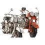 Decorative Figure Home ESPRIT Motorbike Grey Orange Vintage 27 x 11 x 15 cm (2 Units) by Home ESPRIT, Ornaments - Ref: S30542...