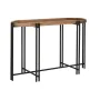 Console Home ESPRIT Madeira Metal 115 x 40 x 75 cm de Home ESPRIT, Jogos de móveis - Ref: S3054300, Preço: 312,68 €, Desconto: %