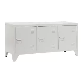 Meubles de télévision Home ESPRIT Blanc Métal 120 x 40 x 58 cm de Home ESPRIT, Tables et supports de télévision - Réf : S3054...