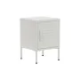 Mesa de Cabeceira Home ESPRIT Branco Metal 35 x 35 x 51 cm de Home ESPRIT, Mesinhas de cabeceira - Ref: S3054306, Preço: 72,9...