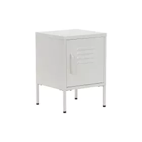 Mesita de Noche Home ESPRIT Blanco Metal 35 x 35 x 51 cm de Home ESPRIT, Mesillas de noche - Ref: S3054306, Precio: 72,91 €, ...