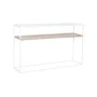 Console Home ESPRIT Branco Metal Cristal 120 x 30 x 75 cm de Home ESPRIT, Jogos de móveis - Ref: S3054341, Preço: 162,20 €, D...