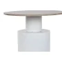 Mesa de apoio Home ESPRIT Branco Natural Metal Madeira MDF 55 x 55 x 52,5 cm de Home ESPRIT, Jogos de móveis - Ref: S3054343,...