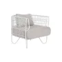 Butaca Home ESPRIT Blanco Metal 76 x 66 x 65 cm de Home ESPRIT, Sillas - Ref: S3054352, Precio: 327,08 €, Descuento: %