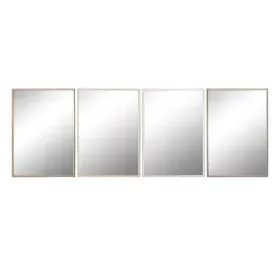 Miroir mural Home ESPRIT Blanc Marron Beige Gris Verre polystyrène 63,3 x 2,6 x 89,6 cm (4 Unités) de Home ESPRIT, Miroirs mu...