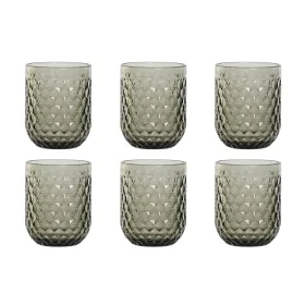 Set de Verres Home ESPRIT Gris Verre 240 ml (6 Unités) de Home ESPRIT, Gobelets - Réf : S3054432, Prix : 13,16 €, Remise : %