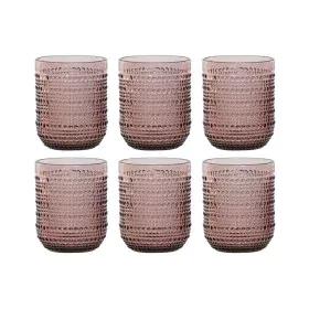 Set de Vasos Home ESPRIT Rosa Cristal 240 ml (6 Unidades) de Home ESPRIT, Vasos de agua y de whisky - Ref: S3054436, Precio: ...