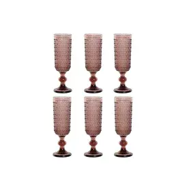 Set de Verres Home ESPRIT Rose Verre 150 ml (6 Unités) de Home ESPRIT, Verres à eau à pied - Réf : S3054439, Prix : 17,29 €, ...