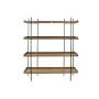 Scaffale Home ESPRIT Marrone Nero Legno Metallo 150 x 40 x 181 cm di Home ESPRIT, Unità di mensole - Rif: S3054469, Prezzo: 4...