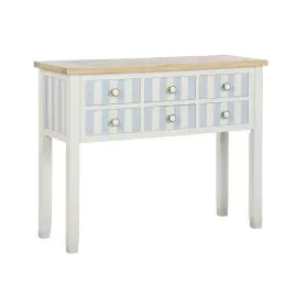 Console Home ESPRIT Azzurro Bianco Legno di paulownia 103 x 35 x 80 cm di Home ESPRIT, Tavoli - Rif: S3054470, Prezzo: 235,14...