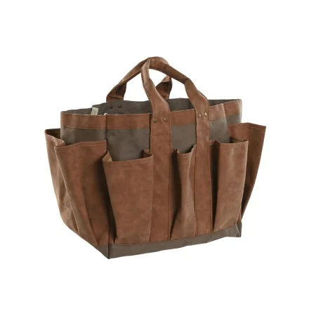 Porta-ferramentas Home ESPRIT Bolsa Jardim Castanho 47 x 18 x 27 cm de Home ESPRIT, Porta-ferramentas de jardim - Ref: S30544...