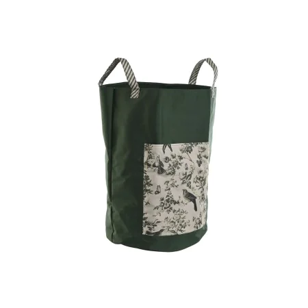 Bag Home ESPRIT White Green Cotton 40 x 40 x 60 cm by Home ESPRIT, Garden Waste Bags - Ref: S3054488, Price: 25,33 €, Discoun...