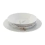 Service de Vaisselle Home ESPRIT Blanc Vert Rose Porcelaine 18 Pièces 27 x 27 x 2 cm de Home ESPRIT, Services complets - Réf ...