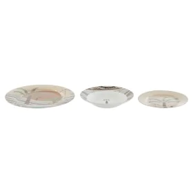 Service de Vaisselle Home ESPRIT Beige Multicouleur Porcelaine 18 Pièces 27 x 27 x 2 cm de Home ESPRIT, Services complets - R...