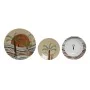 Set di Stoviglie Home ESPRIT Beige Multicolore Porcellana 18 Pezzi 27 x 27 x 2 cm di Home ESPRIT, Servizi combinati - Rif: S3...