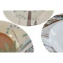 Set di Stoviglie Home ESPRIT Beige Multicolore Porcellana 18 Pezzi 27 x 27 x 2 cm di Home ESPRIT, Servizi combinati - Rif: S3...