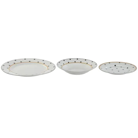 Conjunto de Louça Home ESPRIT Branco Porcelana 18 Peças 27 x 27 x 2 cm de Home ESPRIT, Louças combinadas - Ref: S3054512, Pre...