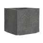 Set de Maceteros Home ESPRIT Gris oscuro Fibra de Vidrio Magnesio 44,5 x 44,5 x 43 cm (3 Unidades) de Home ESPRIT, Maceteros ...