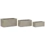 Planter Home ESPRIT Beige Magnesium 74,5 x 37,5 x 37,5 cm by Home ESPRIT, Window Boxes - Ref: S3054523, Price: 124,99 €, Disc...