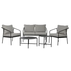 Conjunto de Mesa, Banco y 2 Sillas Home ESPRIT Acero 121 x 70 x 75 cm de Home ESPRIT, Sofás - Ref: S3054530, Precio: 562,35 €...