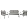 Conjunto de Mesa, Banco e 2 Cadeiras Home ESPRIT Aço 121 x 70 x 75 cm de Home ESPRIT, Sofás - Ref: S3054530, Preço: 506,11 €,...