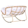 Rocking Chair Home ESPRIT White Brown Steel 108 x 108 x 80 cm by Home ESPRIT, Gliders - Ref: S3054532, Price: 294,31 €, Disco...