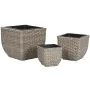 Conjunto de vasos Home ESPRIT Polipropileno Rotim 40 x 40 x 36 cm de Home ESPRIT, Vasos - Ref: S3054566, Preço: 67,77 €, Desc...