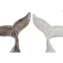 Figurine Décorative Home ESPRIT Blanc Naturel méditerranéen Décapé 25 x 6 x 33 cm (2 Unités) de Home ESPRIT, Objets de décora...