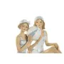 Decorative Figure Home ESPRIT White Sky blue Mediterranean 8 x 8 x 12,5 cm (2 Units) by Home ESPRIT, Ornaments - Ref: S305459...