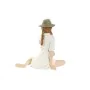 Figurine Décorative Home ESPRIT Blanc Beige Femme méditerranéen 9,5 x 7,5 x 13 cm (2 Unités) de Home ESPRIT, Objets de décora...