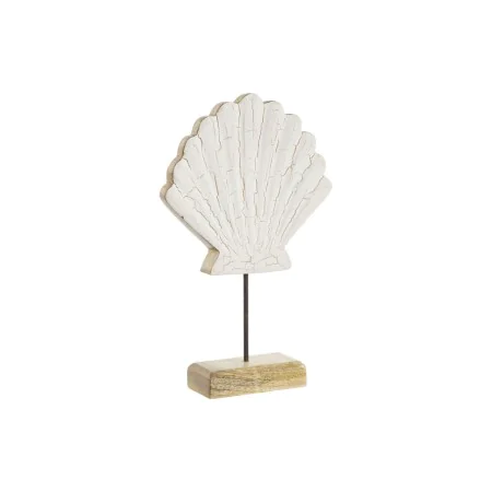 Figura Decorativa Home ESPRIT Branco Natural Concha Mediterrâneo 18 x 5 x 28 cm de Home ESPRIT, Adornos - Ref: S3054608, Preç...