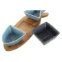 Set da Aperitivo Home ESPRIT Azzurro Blu Marino Porcellana Acacia Pesce Mediterraneo 28 x 9,7 x 1,3 cm 4 Pezzi di Home ESPRIT...