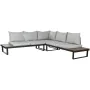 Wohnzimmer Sitzgruppe mit Tisch Home ESPRIT Aluminium 227 x 159 x 64 cm von Home ESPRIT, Sofas - Ref: S3054617, Preis: 986,66...