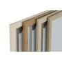 Specchio da parete Home ESPRIT Bianco Marrone Beige Grigio Cristallo polistirene 66 x 2 x 92 cm (4 Unità) di Home ESPRIT, Spe...