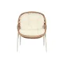 Set Tavolo con 3 Sedie Home ESPRIT Bianco Nero Beige Metallo Cristallo rattan sintetico 130 x 76 x 83 cm di Home ESPRIT, Diva...