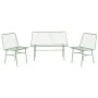 Conjunto de Mesa com 3 Poltronas Home ESPRIT Menta Metal 115 x 53 x 83 cm de Home ESPRIT, Sofás - Ref: S3054668, Preço: 232,1...