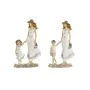 Figurine Décorative Home ESPRIT Blanc Beige 14,5 x 8 x 24,5 cm (2 Unités) de Home ESPRIT, Objets de décoration - Réf : S30546...