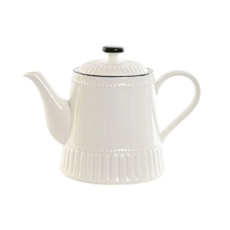 Bule Home ESPRIT Branco Preto Porcelana 1 L de Home ESPRIT, Serviço de chá e café - Ref: S3054705, Preço: 17,42 €, Desconto: %