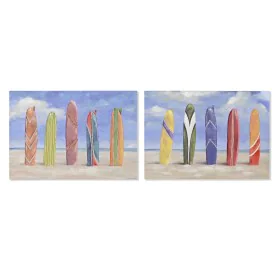 Painting Home ESPRIT Surf 100 x 3 x 70 cm (2 Units) by Home ESPRIT, Prints on Canvas - Ref: S3054714, Price: 64,36 €, Discoun...