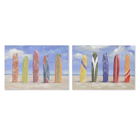 Pintura Home ESPRIT Surf 100 x 3 x 70 cm (2 Unidades) de Home ESPRIT, Impressões sobre tela - Ref: S3054714, Preço: 56,39 €, ...