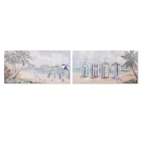 Cadre Home ESPRIT Plage méditerranéen 120 x 3 x 60 cm (2 Unités) de Home ESPRIT, Impressions sur toile - Réf : S3054716, Prix...