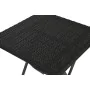 Conjunto de mesa com 2 cadeiras Home ESPRIT Preto Aço Rotim sintético 58 x 58 x 71,5 cm de Home ESPRIT, Mesas para sala de ja...